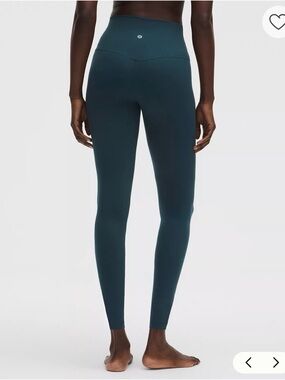Lululemon Align High Rise Leggings Teal Green Size 4